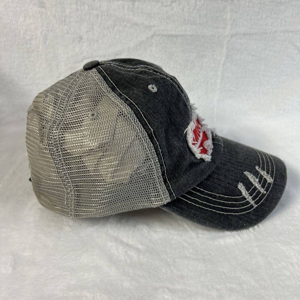 Kimberly Womens Distressed Gray Hat Adjustable Ball Cap Baseball - Picture 4 of 9